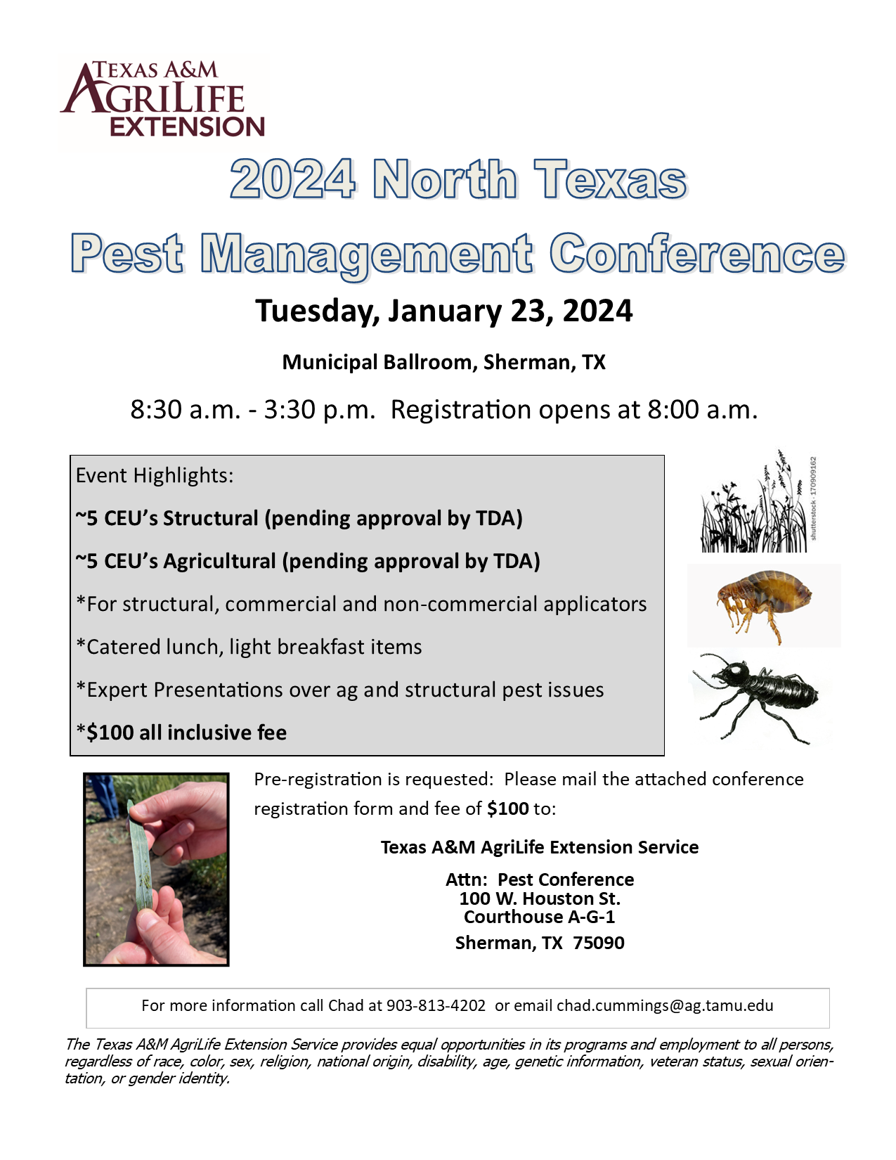 2024 North Texas Pest Management Conference Grayson